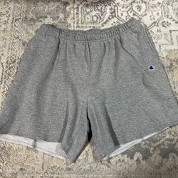 Champion Athleticwear Gray Athletic Sweat Shorts Mens Size L