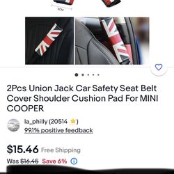 Seat Belt Covers 