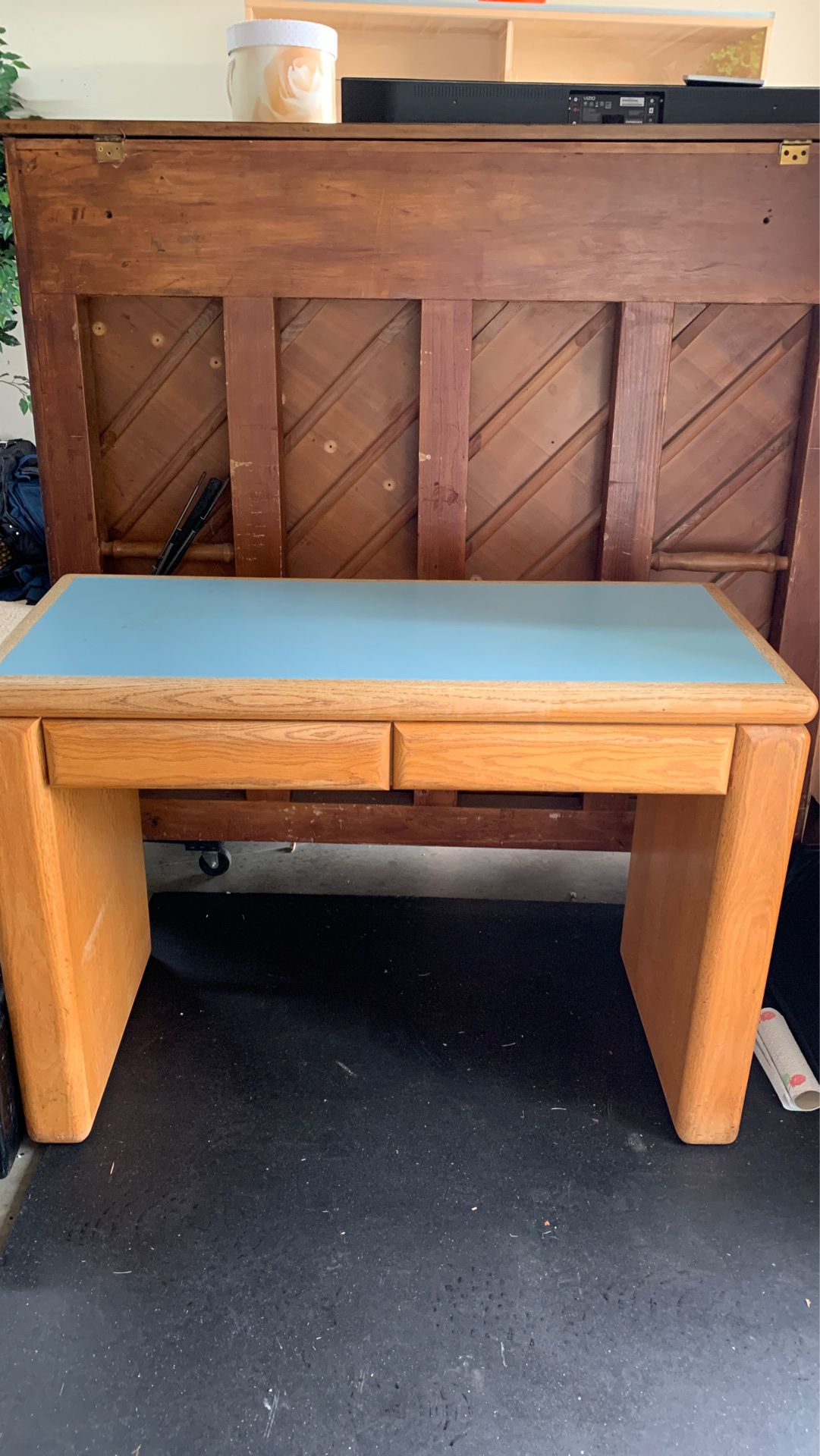 Sturdy wood desk