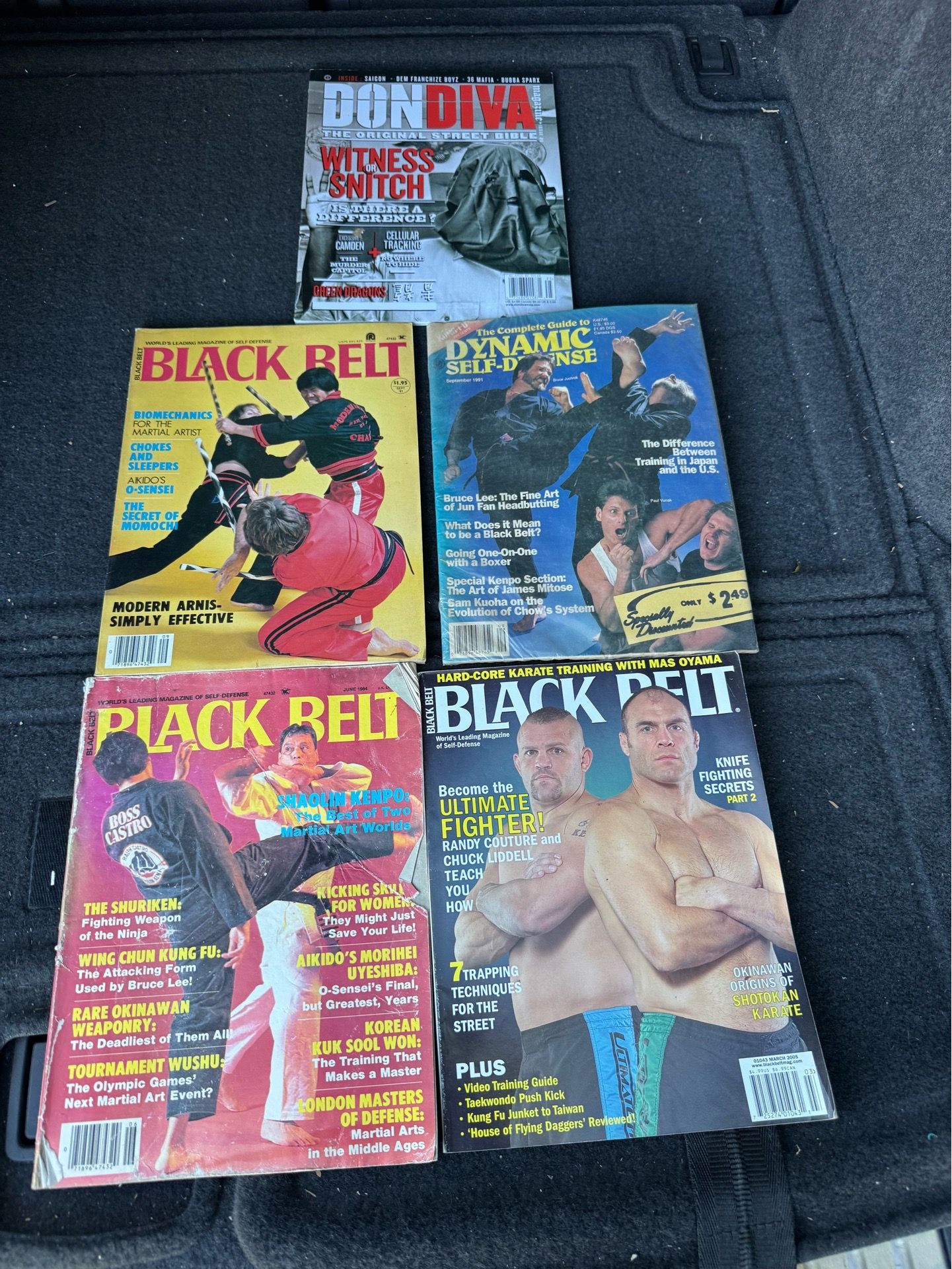 Vintage Martial Arts & Urban Culture Magazine Lot of 5 Black Belt Don Diva