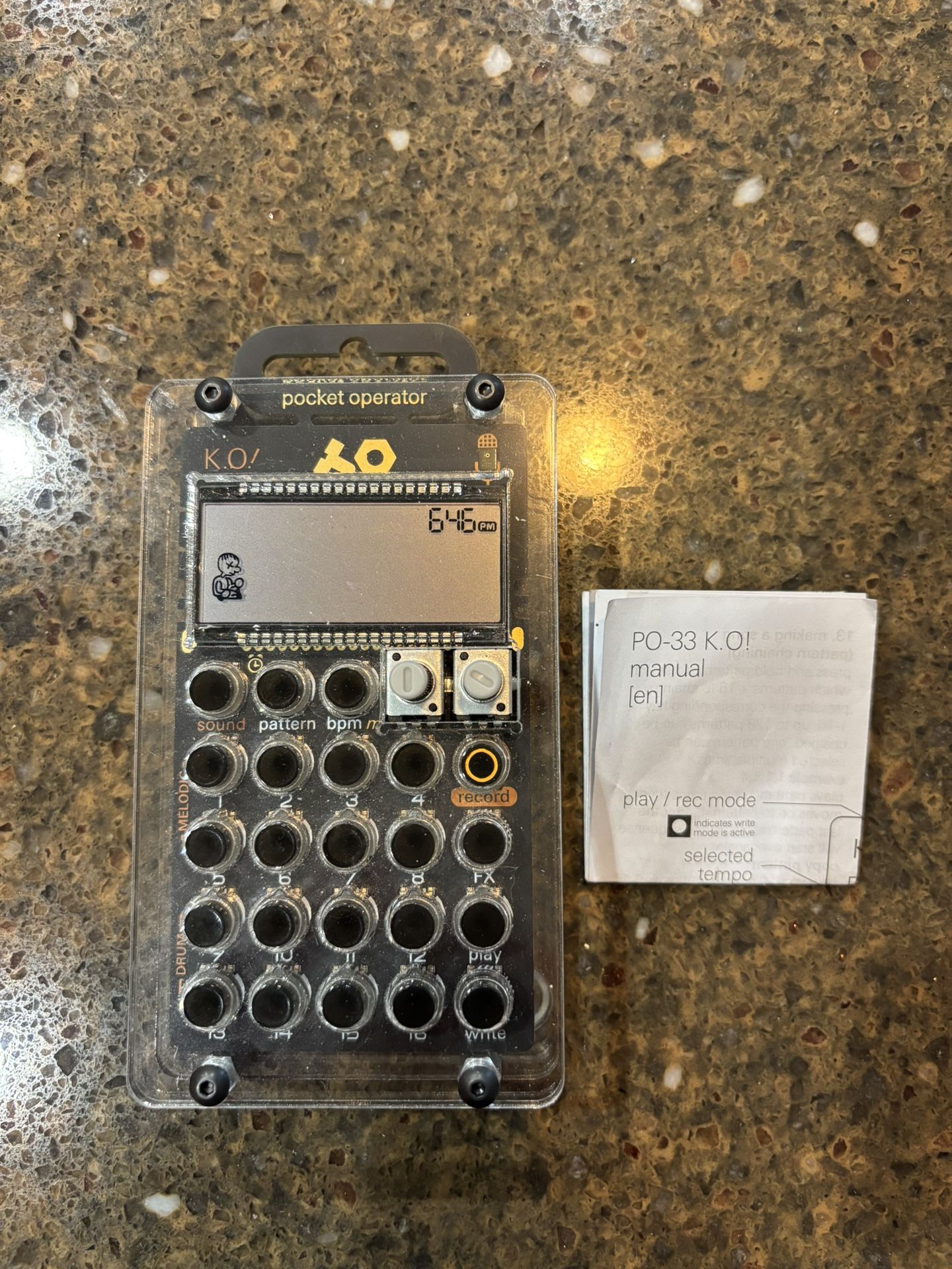 Teenage Engineering PO-33 K.O! Mini Sampler & Drum Machine