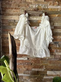 White Blouse (nameless Brand) Medium