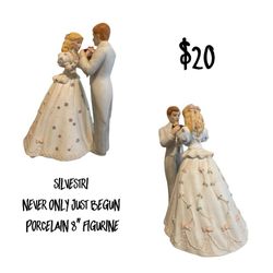 Porcelain Figurine/ Music Box