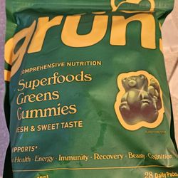Gruns Super food green gummy 