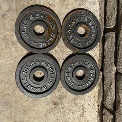 Cap Barbell Plates 4x 10lb