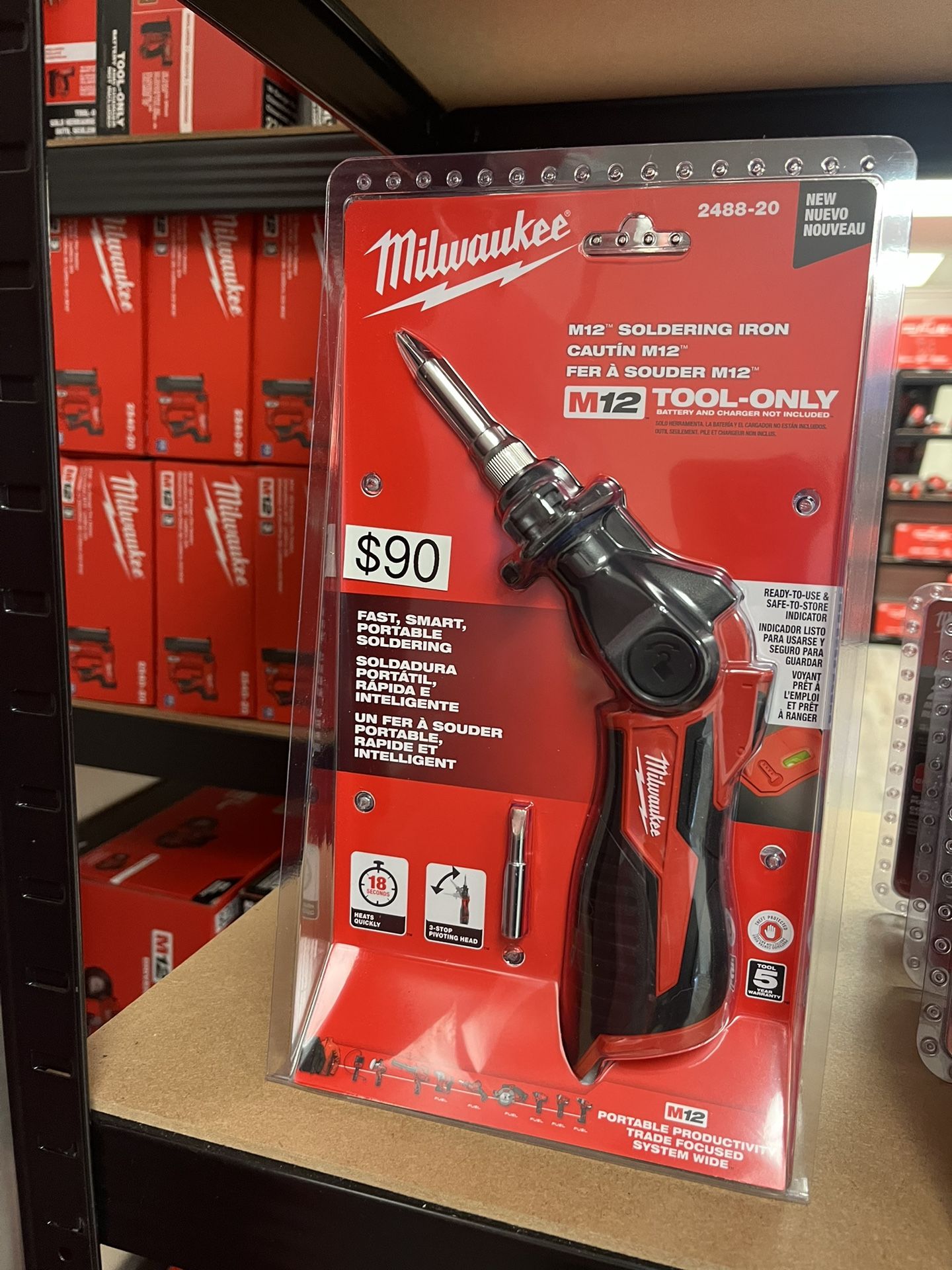 Milwaukee M12 Soldering Iron