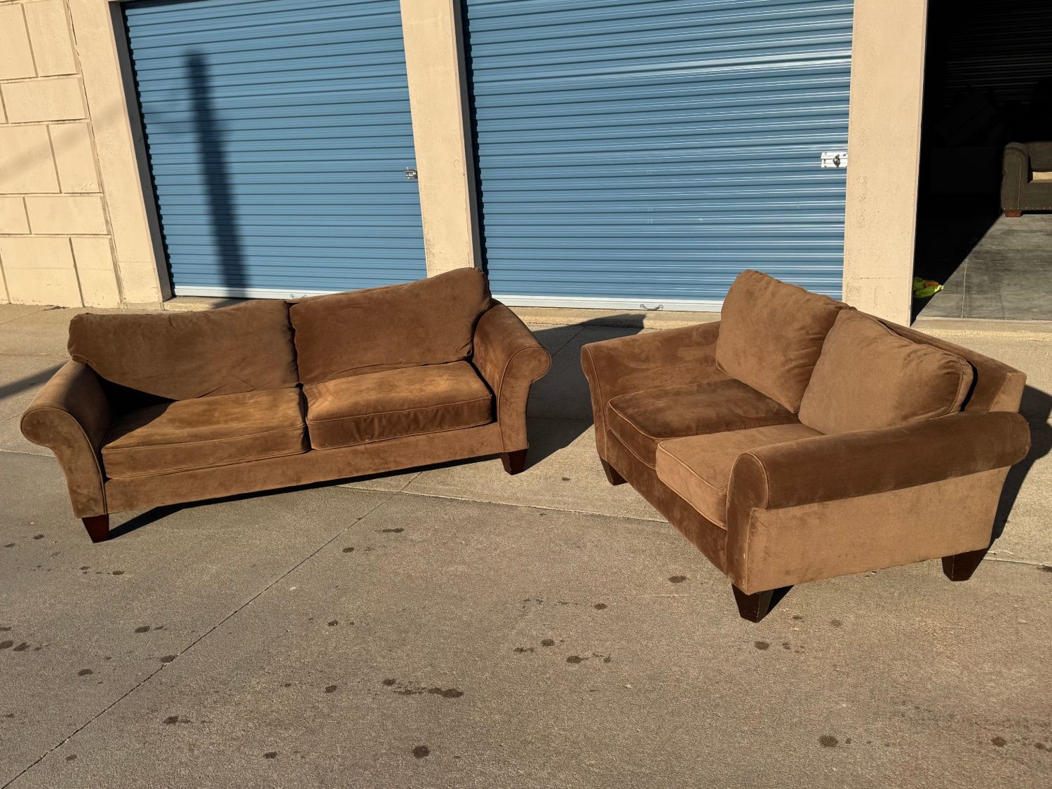Couch and Loveseat Set