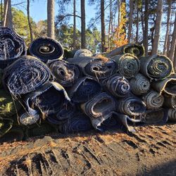 Used Artificial Turf partial rolls clearance Great for Muddy Areas!