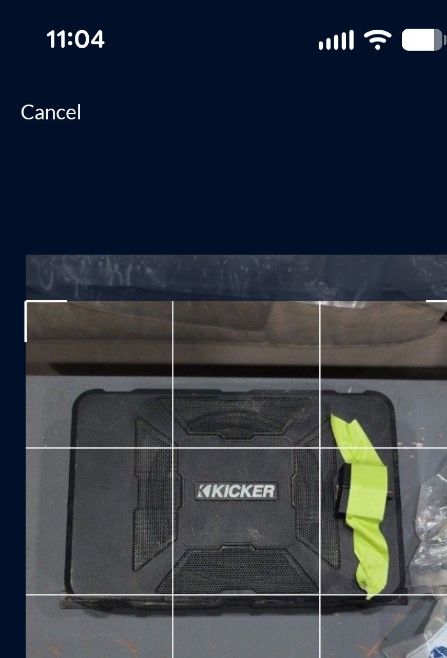 Kicker Hide Away subwoofer