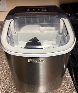Stainless Steel Countertop Ice Maker