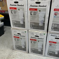 American Standard Rumson Elongated Toilet White