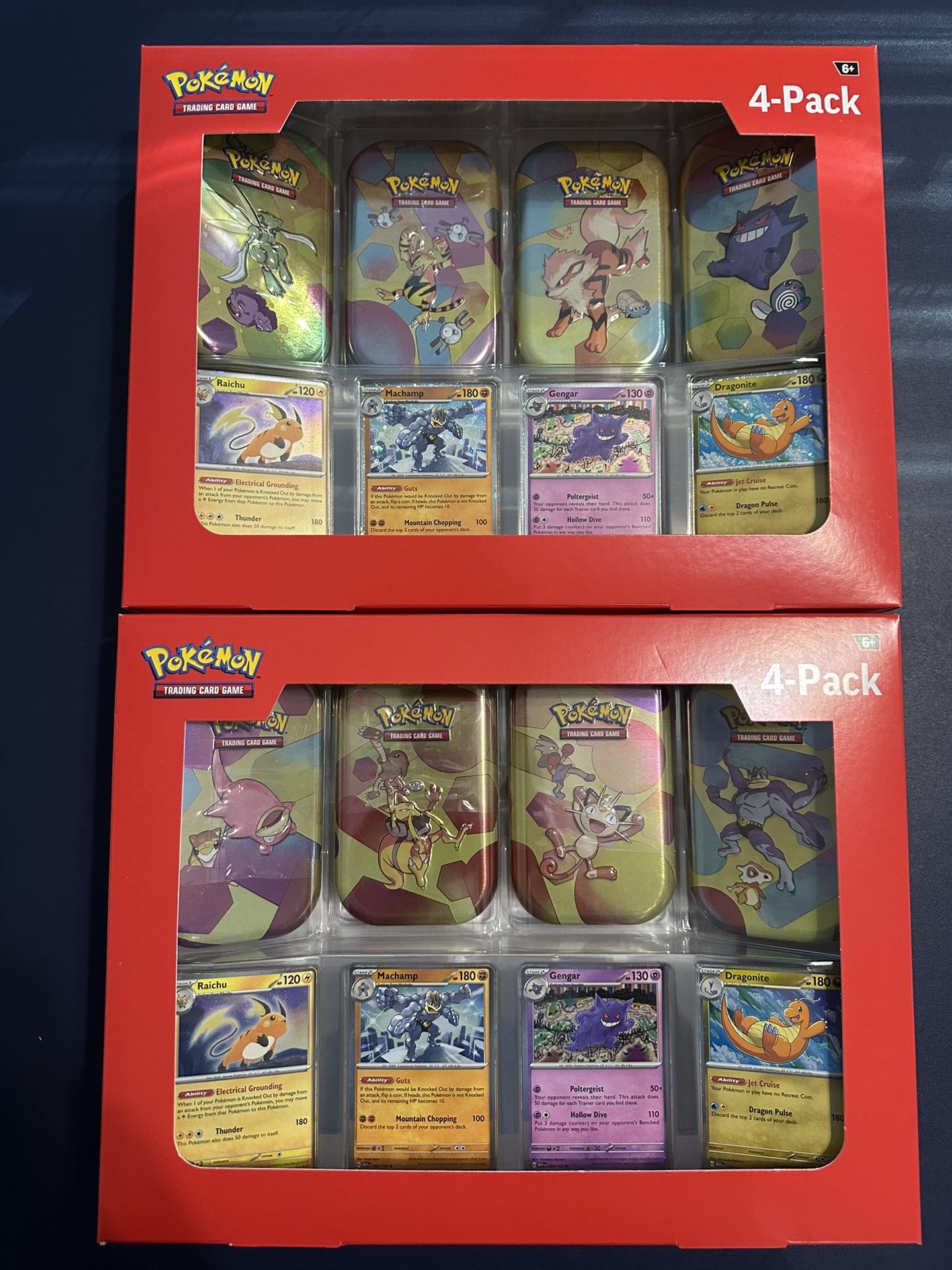 Sams Club 151 Pokémon 4 Mini Tins + 4 Promo Cards Bundle (2 Pack)