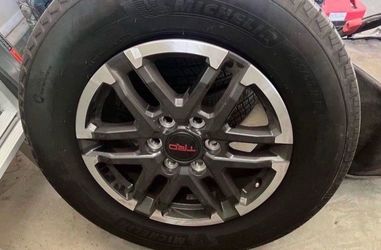 2024 Tacoma TRD tires and rims
