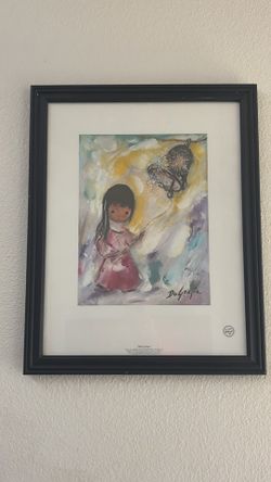 Degrazia Indian girl picture(Bell of Hope)