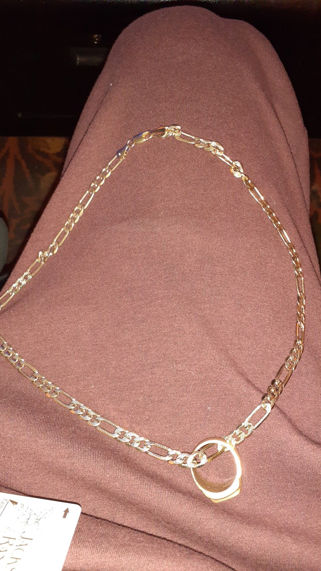18k gold chain.