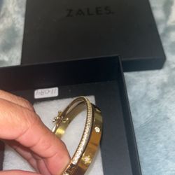Zales Gold plated bangles