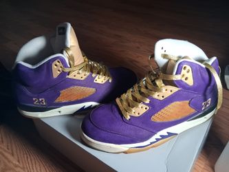 Custom jordan 5 size 13