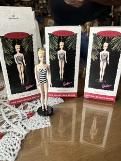 Barbie Hallmark Ornaments 