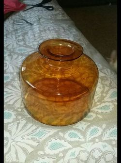 Amber Colored VASE