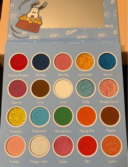 Peanuts snoopy eyeshadow palette