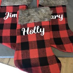 $5 Christmas Stockings -personalized 