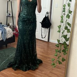Green prom dress 