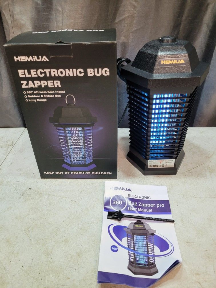 Electronic Mosquito Bug Zapper Indoor & Outdoor 12 Inches