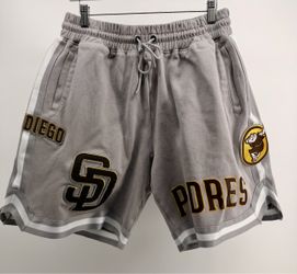 Pro Standard San Diego Padres Gray Fleece Shorts XXL