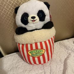 Panda Pupcorn Plushie 
