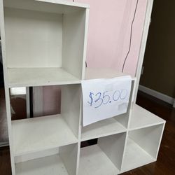 White  Bookshelf