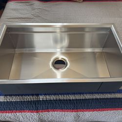 32” Work Space Undermount Sink / 16 Gauge Stainless Steel