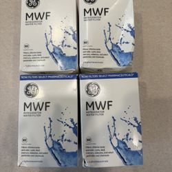 BRAND NEW GE MWF Refrigerator Water Filter - Pack of 4