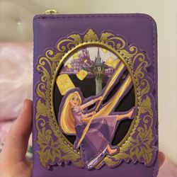Loungefly Purple and Gold Wallet