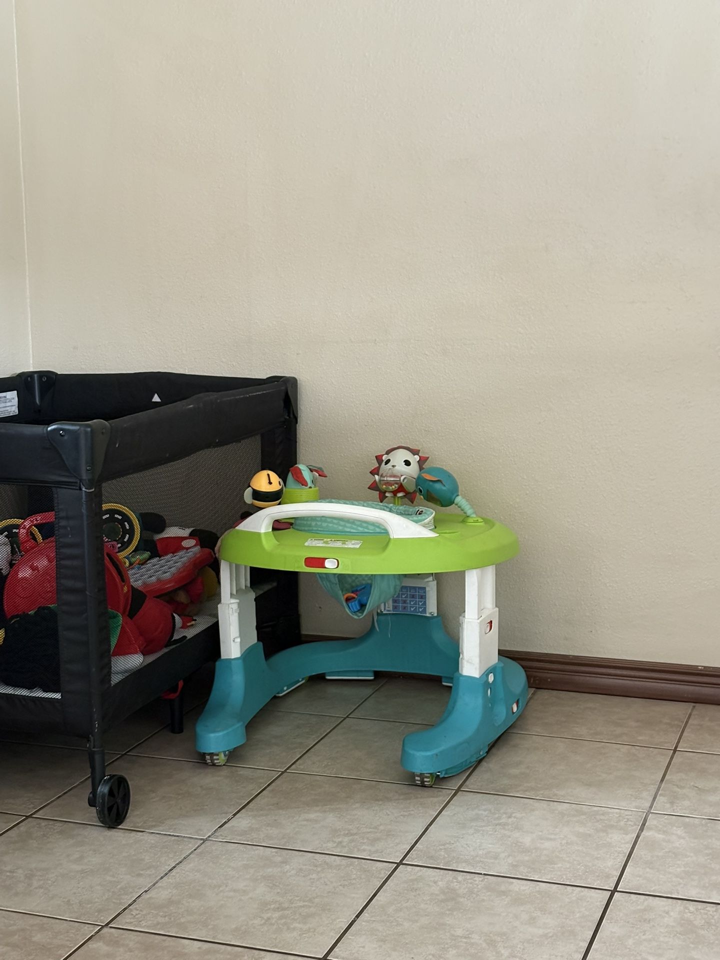 Walker and Crib with mattress