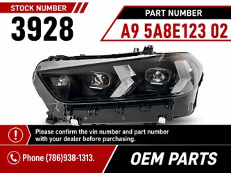 2024-2026 BMW X5/X6 OEM LH FULL LED HEADLIGHT. DRIVER SIDE.