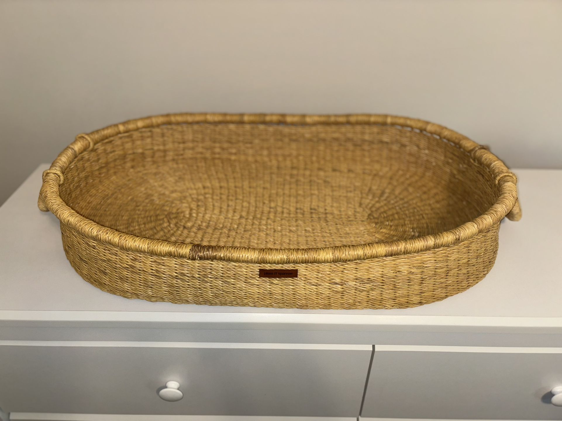 Brand New basket Changing Table Plum And Sparrow