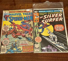 Awesome 👏!! Marvel Comics Lot: Spider-Man & Silver Surfer (1(contact info removed))
