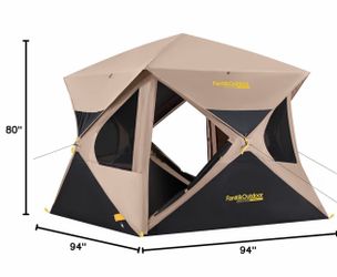 Camping Tent 4 Person Pop Up Instant Cabin
