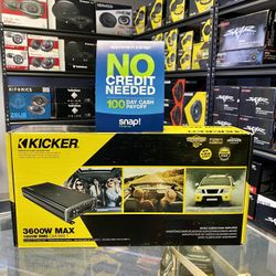 New Kicker 3600 Watts Max Monoblock Car Audio Bass Amplifier 🔊🔥