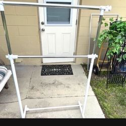 Adjustable Double Rod Garment Rack White - Room Essentials On Wheels™ :lightweight