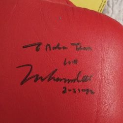 Boxing Gloves Signed By Muhammad Ali