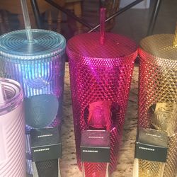 Lot Of Starbucks Tumbler + Ornament Keychains