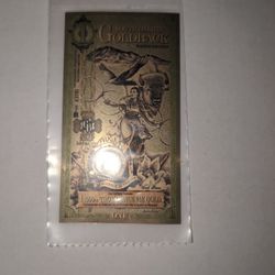 1/1000 Troy Ounce 24K Gold Gold Back South Dakota 