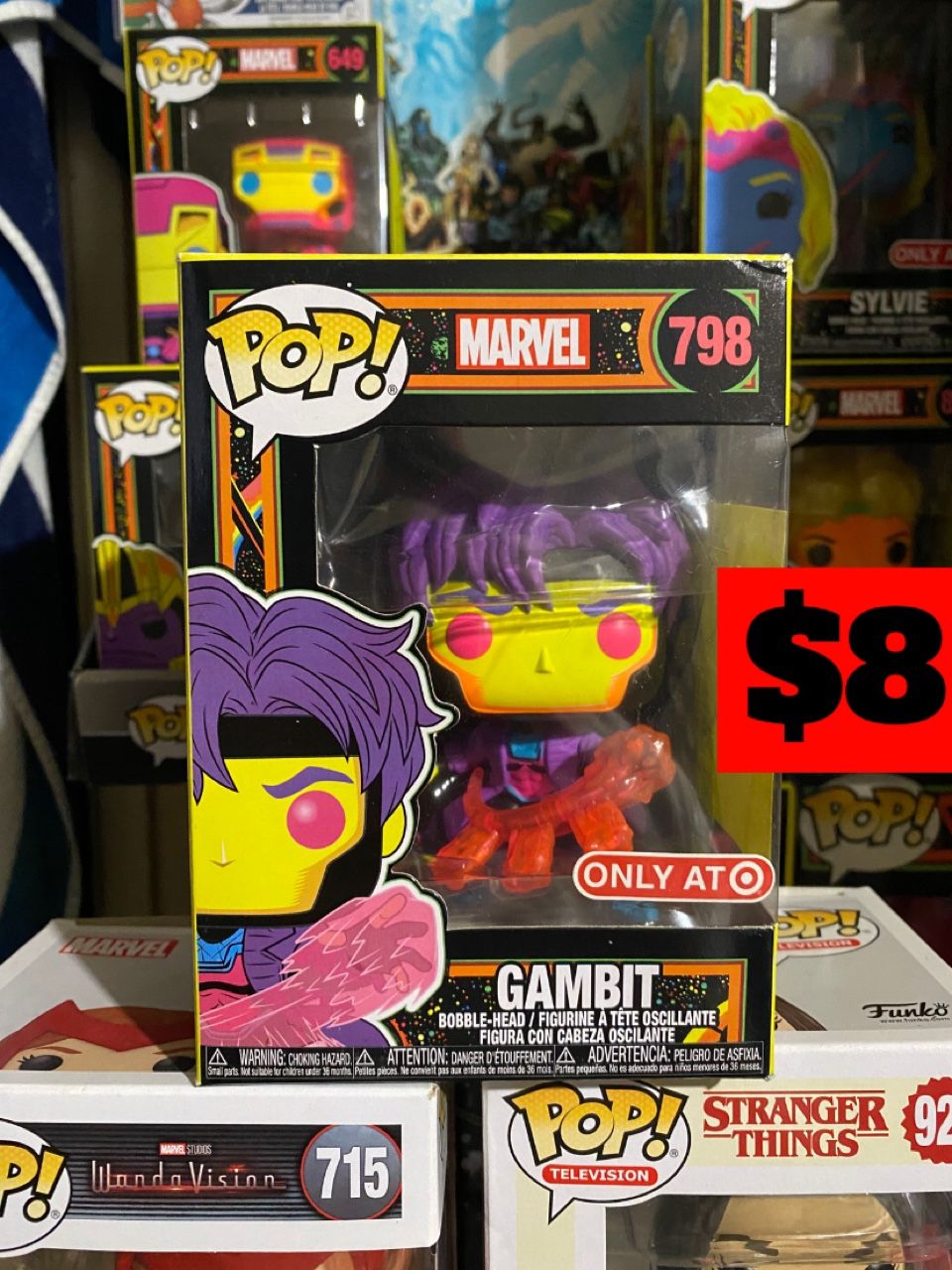 Blacklight Gambit Funko Pop #798 Target exclusive