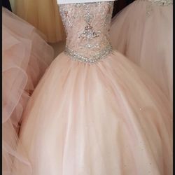 Blush Pink Quinceañera Dress 