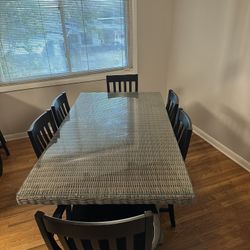 Indoor/outdoor Dining room table