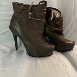 Womens  New Charlotte Russe 5” Stiletto Heels / Boots  Size 8 M
