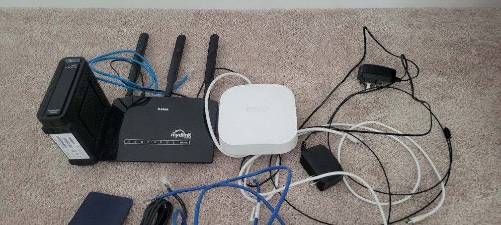 3 Router Modem WiFi Extenders With All Connection 