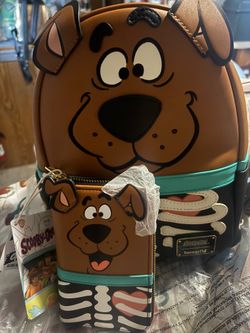 Scooby doo skeleton loungefly with wallet