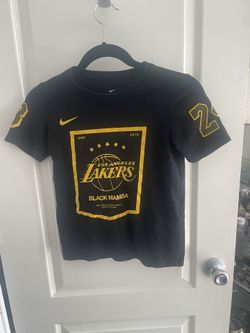 Collectible Item! 2016xc Nike Kobe Bryant Retirement Banner Shirt Black Mamba Size : small